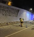 Un muro se derrumba en el paseo del Óvalo de la capital