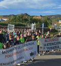 Los vecinos de la comarca protestan por  la falta de médicos de Atención Primaria