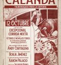 Andy Cartagena, Borja Jiménez y Aarón Palacio, cartel de Calanda