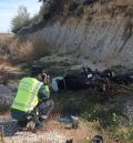 Fallece un  motorista al salirse de la vía en Cantavieja