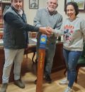 Santa Eulalia recibe a la Asociación de Amigos del Camino de Santiago