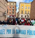 La manifestación por la sanidad pública reúne a alrededor de 600 personas para pedirle al Gobierno que frene el deterioro de la atención sanitaria