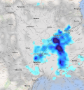 Castellón, Teruel y Tarragona estarán hoy amenazados por tormentas muy fuertes, según Meteored