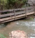 Las riadas destrozan varias pasarelas turísticas en El  Cuervo y Calomarde