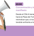 La Columna Feminista de Teruel y la Coordinadora de Organizaciones Feministas de Teruel se concentran contra la violencia machista