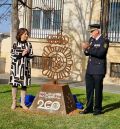 La Glorieta ya luce el monolito por el 200 aniversario de la Policía Nacional