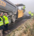 La Diputación de Teruel refuerza 10 kilómetros y medio de firme en el acceso al Convento del Olivar y en la carretera entre Valmuel y Alcañiz