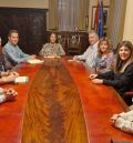 Primera reunión de la nueva junta directiva de Interpeñas con la alcaldesa y el concejal de Fiestas