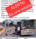 El Ayuntamiento de Teruel alerta de una estafa sobre un sorteo de abonos gratuitos para el autobús urbano