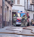 Fallece una mujer en el incendio declarado en su vivienda en el centro de Albalate del Arzobispo