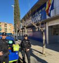 La Policía Local de Alcañiz realiza maniobras de reanimación con desfibriladores semiautomáticos en dos avisos