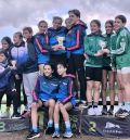 Alcañizanos y turolenses dan lo máximo en el Campeonato de Aragón escolar, en Borja