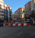 Cortado uno de los carriles de la avenida Sagunto de Teruel entre la avenida Aragón y la carretera Castralvo