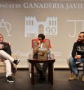 Diago, Pinar y Taixe, en la presentación del Miura de El Ruedo