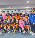 El balonmano turolense reanuda  la competición con el pie izquierdo