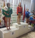 Leyre Pérez, campeona de Aragón de natación por partida doble