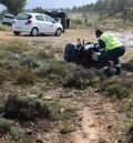 Un motorista resulta herido grave en un accidente en el término municipal de Loscos