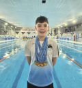 Carlos Méndez brilla en el Campeonato de natación de la Comunidad Valenciana