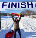 Juancar Gimeno, a lo más alto del podio en el reto extremo Lapland Arctic Ultra