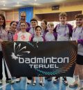 Lluvia de medallas en el Campeonato de Aragón de bádminton que se disputó en Utrillas