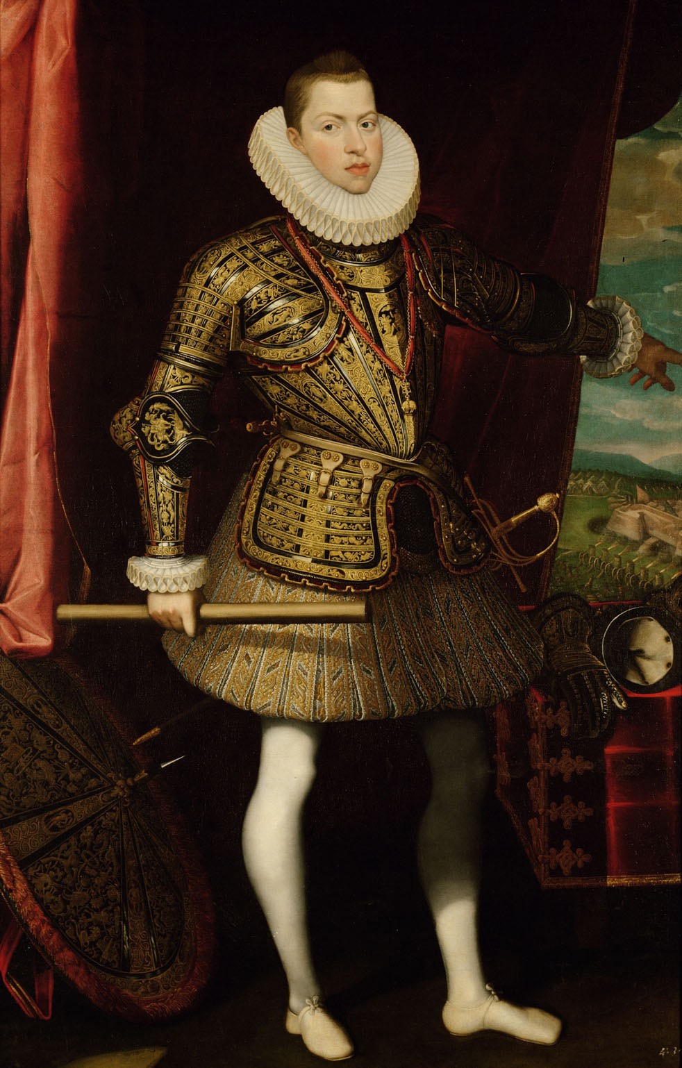 Felipe III, Juan Pantoja de la Cruz, 1601, Museo Kunsthistorisches, Viena