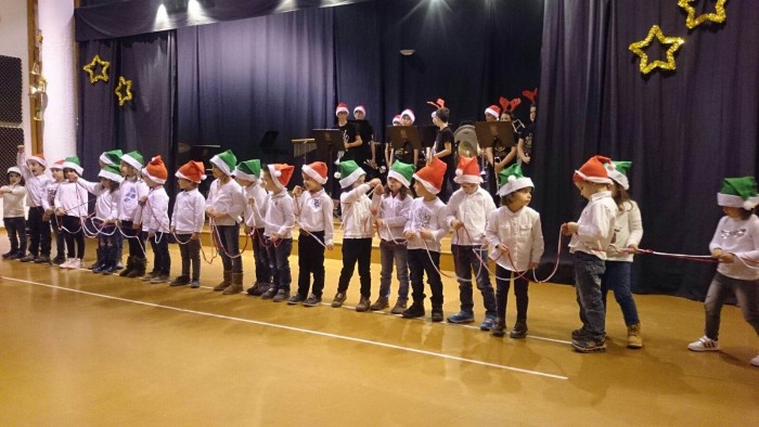 Niños y niñas de la Escuela de Música Antón García Abril-Ciudad de Teruel celebraron la navidad con varias actividades