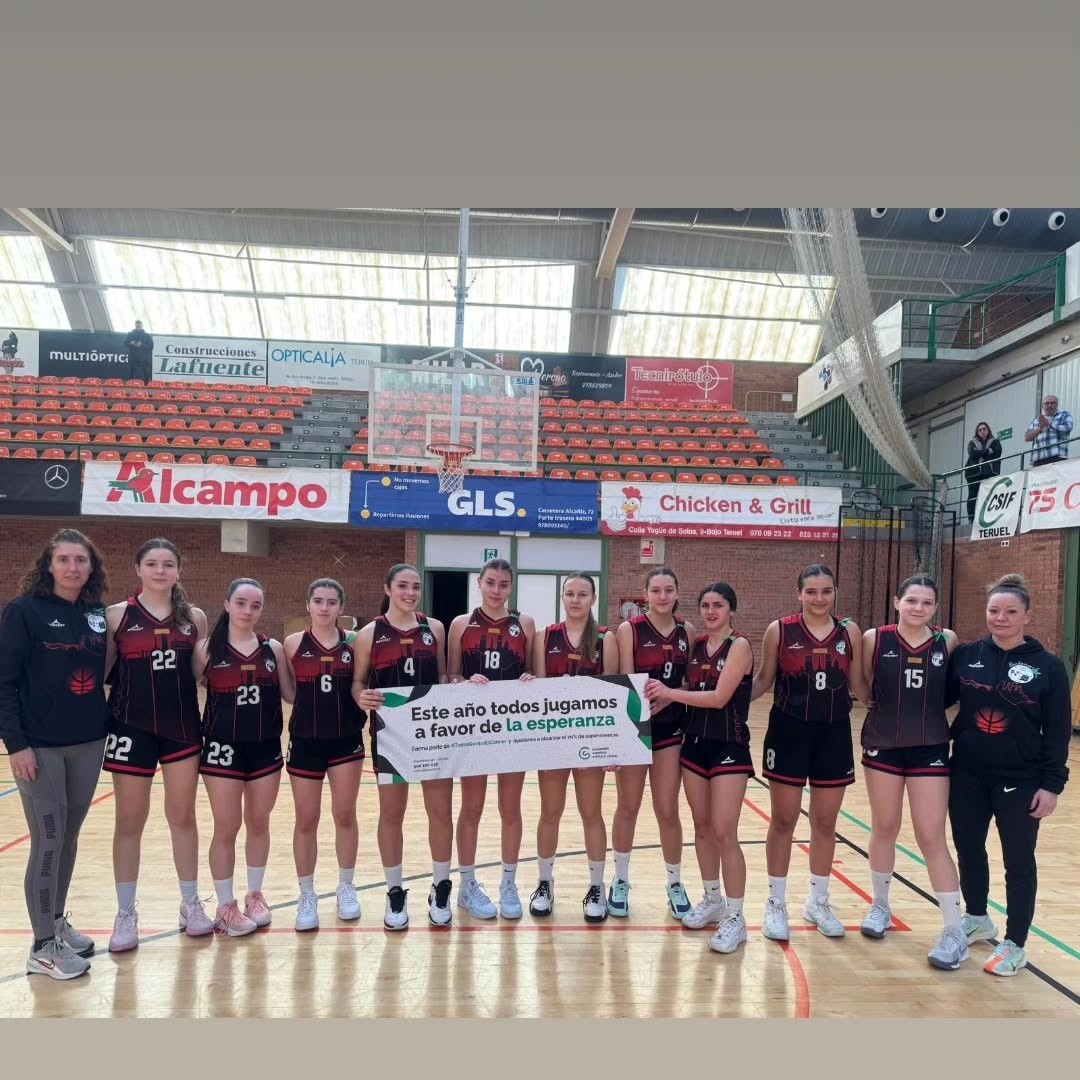 Las chicas del Francés de Aranda se sumaron a la campaña