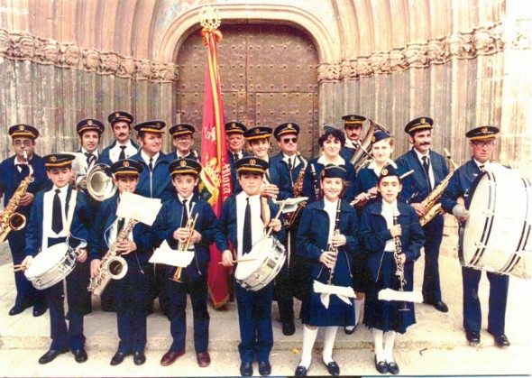Imagen de archivo de la primera etapa de la Asociación Musical Santa Cecilia de Mora de Rubielos