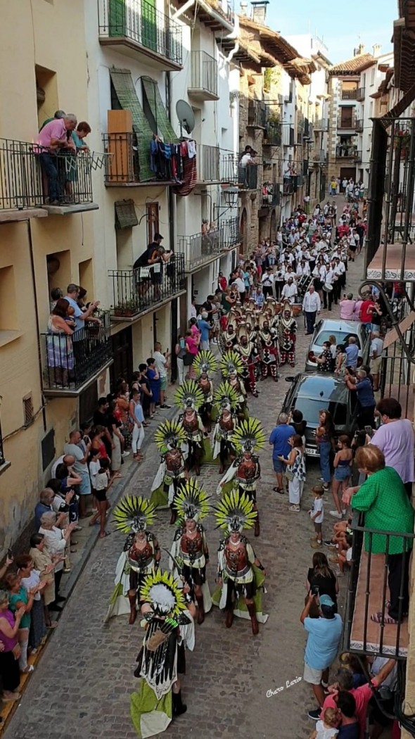 La Parada Mora que ha recuperado este año la asociación musical de Mora