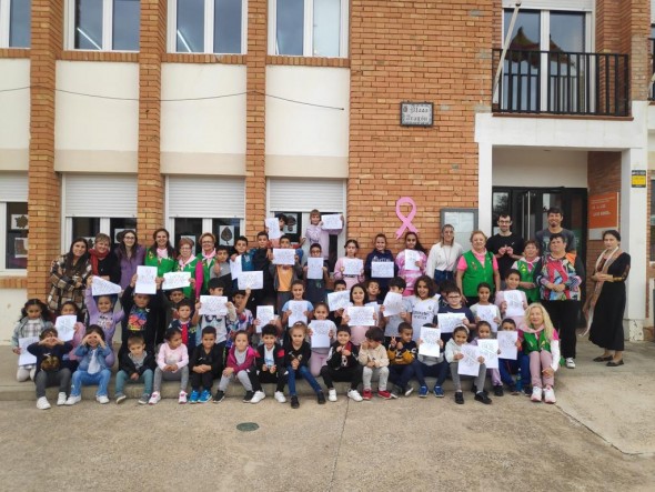 Los escolares también se sumaron a esta jornada con sus dibujos