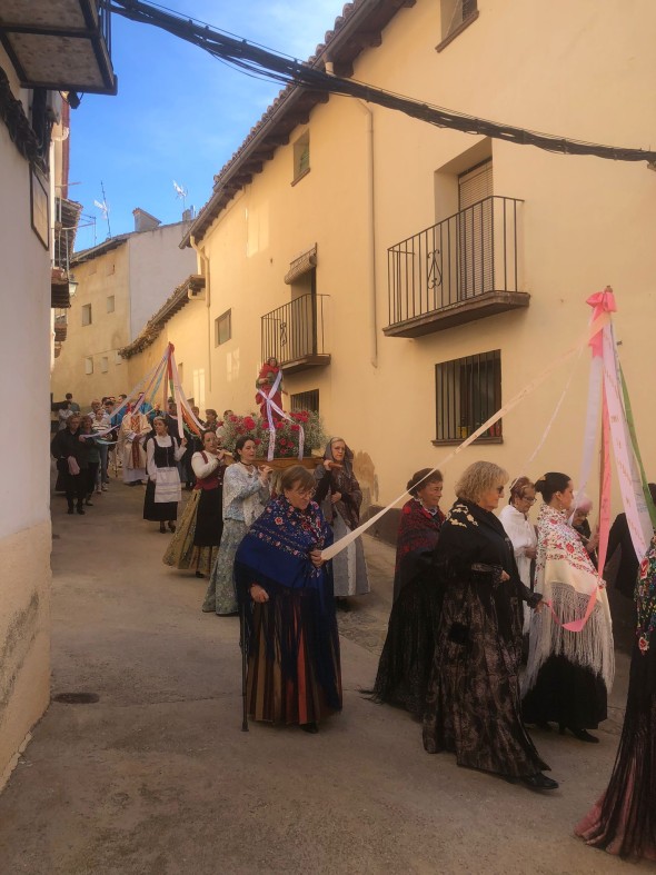 Procesión de Santa Águeda en Cañada de Verich