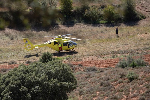 Fallece el piloto de un F 18 al estrellarse en Peralejos