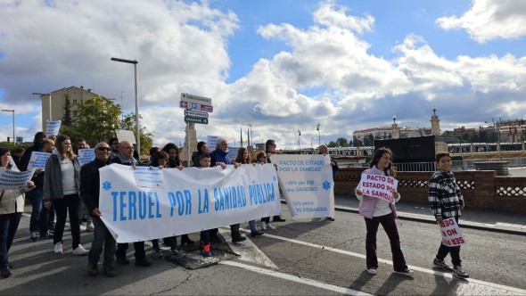 Teruel se moviliza en defensa de la sanidad pública